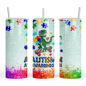 Autism Awareness Dinosaur