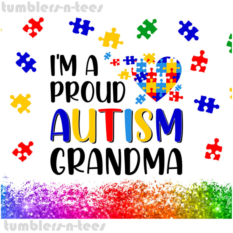 Proud Autism Grandma - Image 4