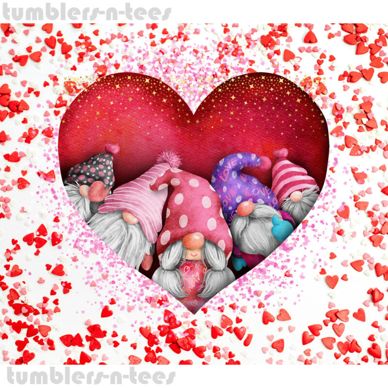 Gnomes in a Love Heart - Image 4
