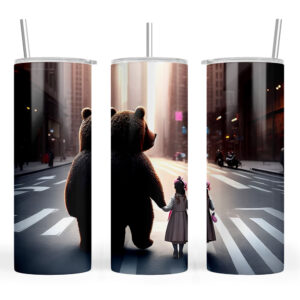 Bear and Child in the City