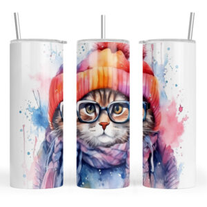 Cat with a Hat and Glasses
