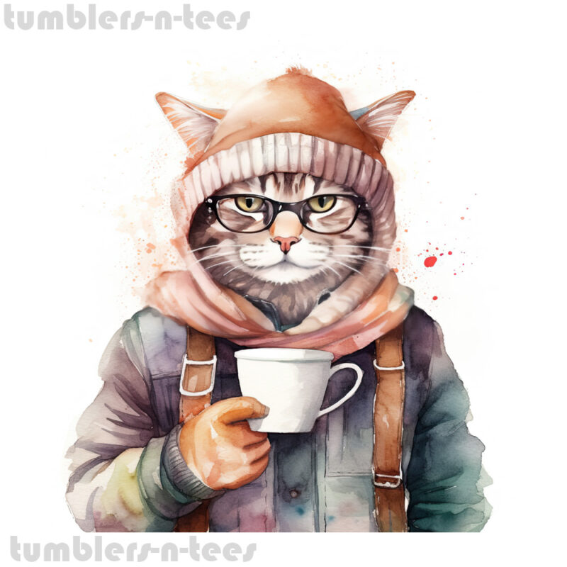 Cat with a Hat and Tea - Image 4