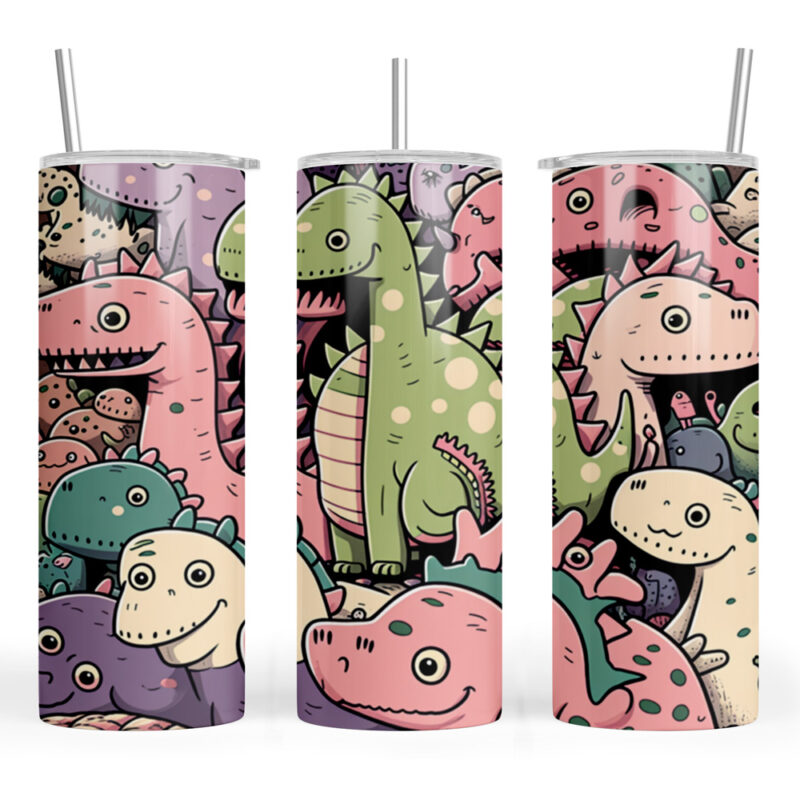 Watercolour Dinosaurs