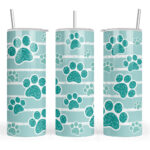 Dog Paws Blue