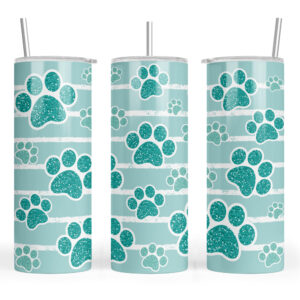 Dog Paws Blue