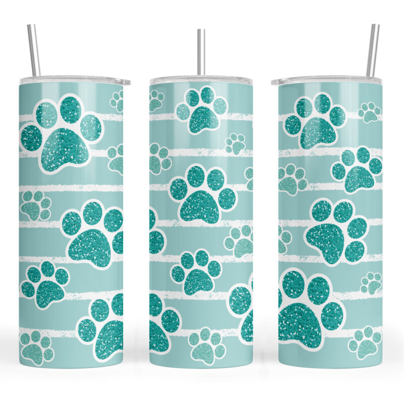 Dog Paws Blue