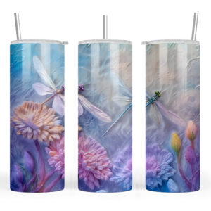 Dragonflies and Flowers