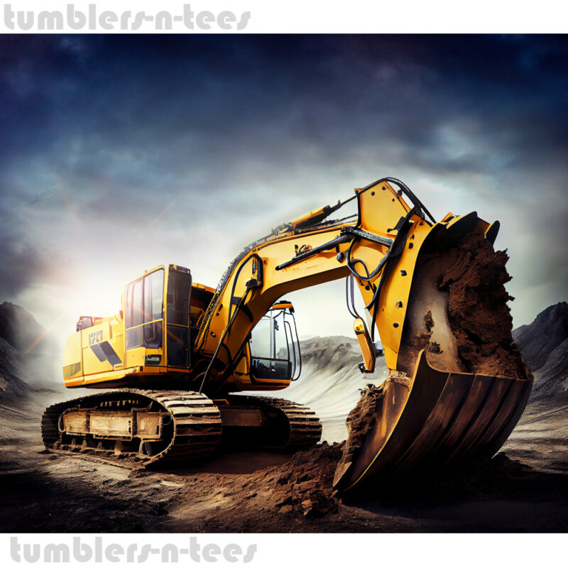Yellow Excavator Digger - Image 4