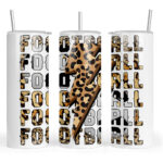 Football Slogan with a Lightning Bolt