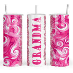 Grandma Pink Swirls