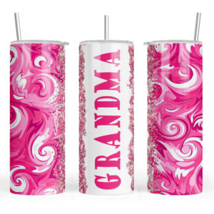 Grandma Pink Swirls