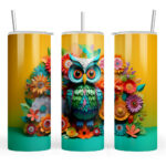 Colourful Quill Feathered Owl