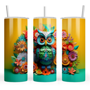 Colourful Quill Feathered Owl