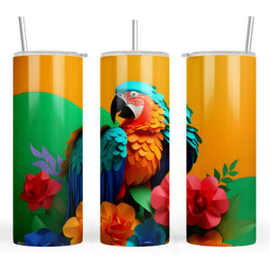 3D Colourful Parrot