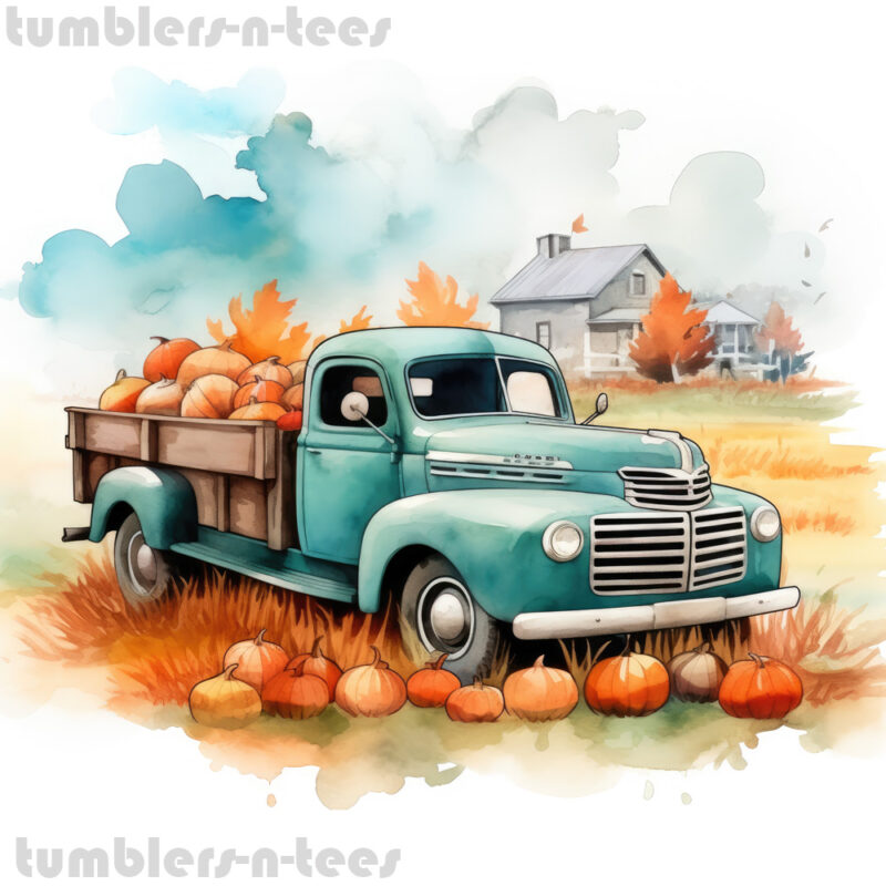 Halloween Pumpkin Patch Truck - Image 4