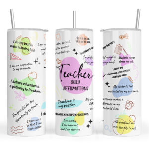 Teachers Colourful Daily Affirmation