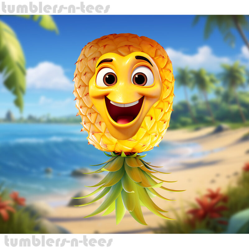 3D Upside down Pineaple - Image 4