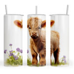 Cute Baby Highland Cow