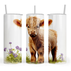 Cute Baby Highland Cow