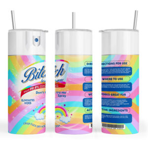 Biatch be Gone Rainbow Swirls