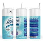 Biatch be Gone Skeleton Finger Light Blue